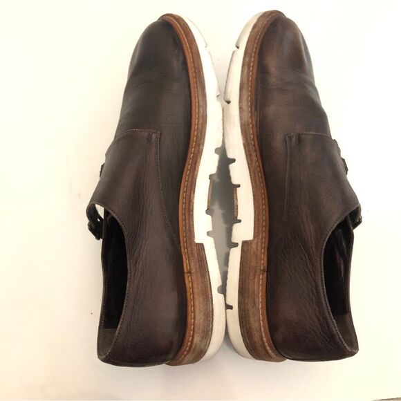 Rolando Sturlini Double Monk Strap leather shoes Mens 43 made Italy - Picture 7 of 16